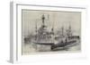 Ships of War Building under the New Programme-William Heysham Overend-Framed Giclee Print