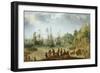 Ships Off a Rocky Coast, Adam Willaerts-Adam Willaerts-Framed Art Print