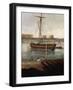 Ships Off Gun Wharf at Portsmouth, 1770-Dominic Serres-Framed Giclee Print