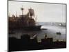 Ships Off Gun Wharf at Portsmouth, 1770-Dominic Serres-Mounted Giclee Print