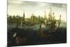 Ships Off Ijsselmonde-Aert Anthonisz-Mounted Art Print