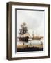 Ships Off the Gun Wharf at Portsmouth, 1770-Dominic Serres-Framed Giclee Print