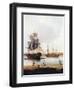 Ships Off the Gun Wharf at Portsmouth, 1770-Dominic Serres-Framed Giclee Print