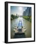 Ships on Grand Canal (Da Yun He), Hangzhou, Zhejiang, China, Asia-Andreas Brandl-Framed Photographic Print