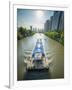 Ships on Grand Canal (Da Yun He), Hangzhou, Zhejiang, China, Asia-Andreas Brandl-Framed Premium Photographic Print