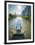 Ships on Grand Canal (Da Yun He), Hangzhou, Zhejiang, China, Asia-Andreas Brandl-Framed Premium Photographic Print