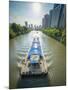 Ships on Grand Canal (Da Yun He), Hangzhou, Zhejiang, China, Asia-Andreas Brandl-Mounted Premium Photographic Print