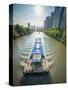 Ships on Grand Canal (Da Yun He), Hangzhou, Zhejiang, China, Asia-Andreas Brandl-Stretched Canvas