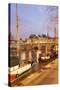 Ships on River Seine and Pont Neuf Bridge, Paris, Ile De France, France, Europe-Markus Lange-Stretched Canvas