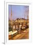 Ships on River Seine and Pont Neuf Bridge, Paris, Ile De France, France, Europe-Markus Lange-Framed Photographic Print