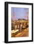 Ships on River Seine and Pont Neuf Bridge, Paris, Ile De France, France, Europe-Markus Lange-Framed Photographic Print