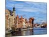 Ships on the Motlawa River, Old Town, Gdansk, Pomeranian Voivodeship, Poland, Europe-Karol Kozlowski-Mounted Photographic Print