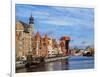 Ships on the Motlawa River, Old Town, Gdansk, Pomeranian Voivodeship, Poland, Europe-Karol Kozlowski-Framed Photographic Print