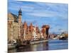 Ships on the Motlawa River, Old Town, Gdansk, Pomeranian Voivodeship, Poland, Europe-Karol Kozlowski-Mounted Photographic Print