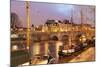 Ships on the River Seine and Pont Neuf, Paris, Ile De France, France, Europe-Markus Lange-Mounted Photographic Print