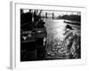 Ships on the Thames, 1955-null-Framed Photographic Print
