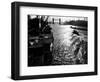 Ships on the Thames, 1955-null-Framed Photographic Print