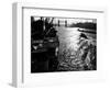 Ships on the Thames, 1955-null-Framed Photographic Print