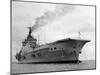 Ships Royal Navy Aircraft Carrier HMS Eagle at Anchor in Plymouth Sound, November 1951-null-Mounted Premium Photographic Print