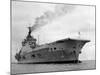 Ships Royal Navy Aircraft Carrier HMS Eagle at Anchor in Plymouth Sound, November 1951-null-Mounted Photographic Print