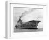 Ships Royal Navy Aircraft Carrier HMS Eagle at Anchor in Plymouth Sound, November 1951-null-Framed Photographic Print