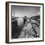 Ships Taking on Oil at the Port-Ralph Crane-Framed Photographic Print