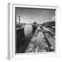 Ships Taking on Oil at the Port-Ralph Crane-Framed Photographic Print