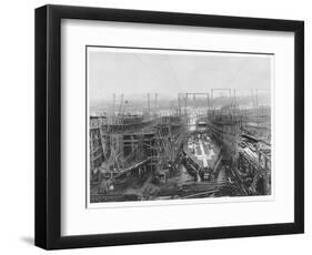 Ships under Construction-null-Framed Photographic Print