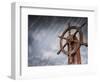 Ships Wheel, Storm-bioraven-Framed Art Print