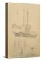 Ships-Caspar David Friedrich-Stretched Canvas