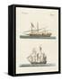 Ships-null-Framed Stretched Canvas