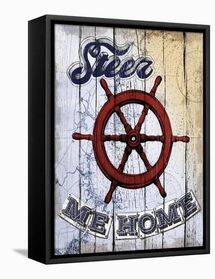 Shipwheel-Art Licensing Studio-Framed Stretched Canvas