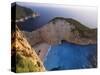 Shipwreck Bay on Zakynthos-Jeremy Horner-Stretched Canvas