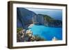 Shipwreck Beach, Zante Island, Ionian Islands, Greek Islands, Greece, Europe-Tuul-Framed Photographic Print