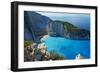 Shipwreck Beach, Zante Island, Ionian Islands, Greek Islands, Greece, Europe-Tuul-Framed Photographic Print