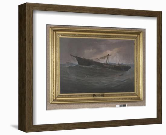 Shipwreck, ca. 1885-James Tilton Pickett-Framed Giclee Print