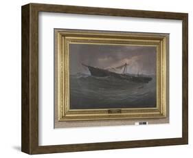 Shipwreck, ca. 1885-James Tilton Pickett-Framed Giclee Print