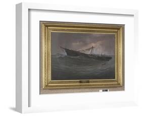 Shipwreck, ca. 1885-James Tilton Pickett-Framed Giclee Print