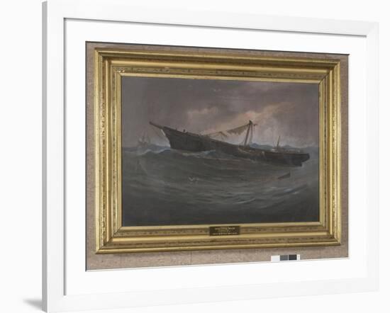 Shipwreck, ca. 1885-James Tilton Pickett-Framed Giclee Print