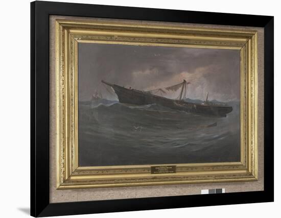 Shipwreck, ca. 1885-James Tilton Pickett-Framed Giclee Print