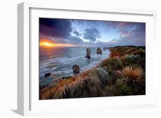 Shipwreck Coast-Wayne Bradbury-Framed Photographic Print