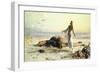 Shipwreck in the Desert. 1886-Carl Haag-Framed Giclee Print