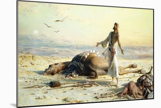 Shipwreck in the Desert. 1886-Carl Haag-Mounted Giclee Print