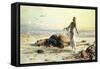 Shipwreck in the Desert, 1886-Carl Haag-Framed Stretched Canvas