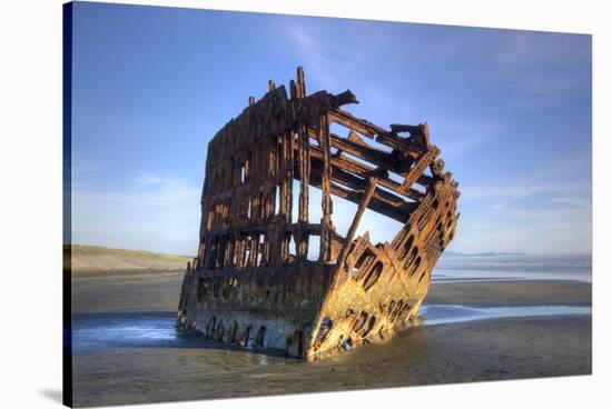 Shipwreck of the Peter Iredale, Fort Stevens State Park, Oregon, USA-Jamie & Judy Wild-Stretched Canvas