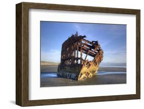 Shipwreck of the Peter Iredale, Fort Stevens State Park, Oregon, USA-Jamie & Judy Wild-Framed Photographic Print