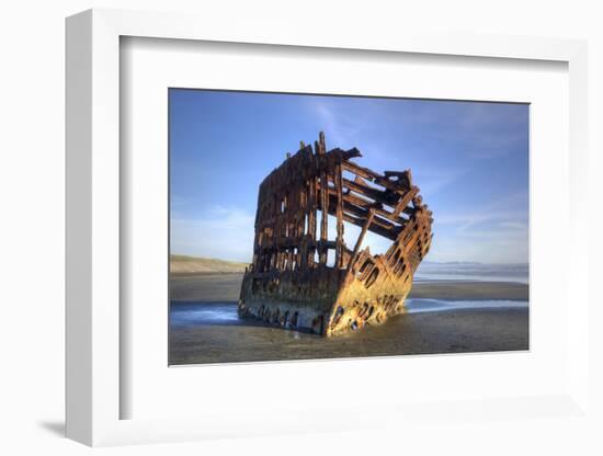 Shipwreck of the Peter Iredale, Fort Stevens State Park, Oregon, USA-Jamie & Judy Wild-Framed Photographic Print