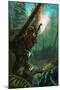 Shipwreck of the Sea Witch-Lantern Press-Mounted Art Print