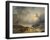 Shipwreck Off a Rocky Coast-Wijnand Nuijen-Framed Art Print