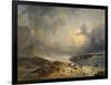 Shipwreck Off a Rocky Coast-Wijnand Nuijen-Framed Art Print